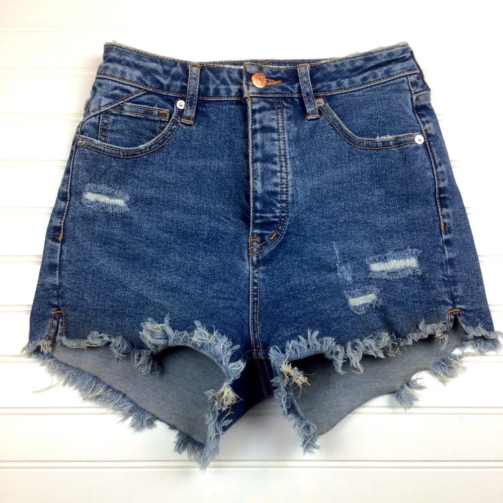 We The Free Denim Button-fly Shorts